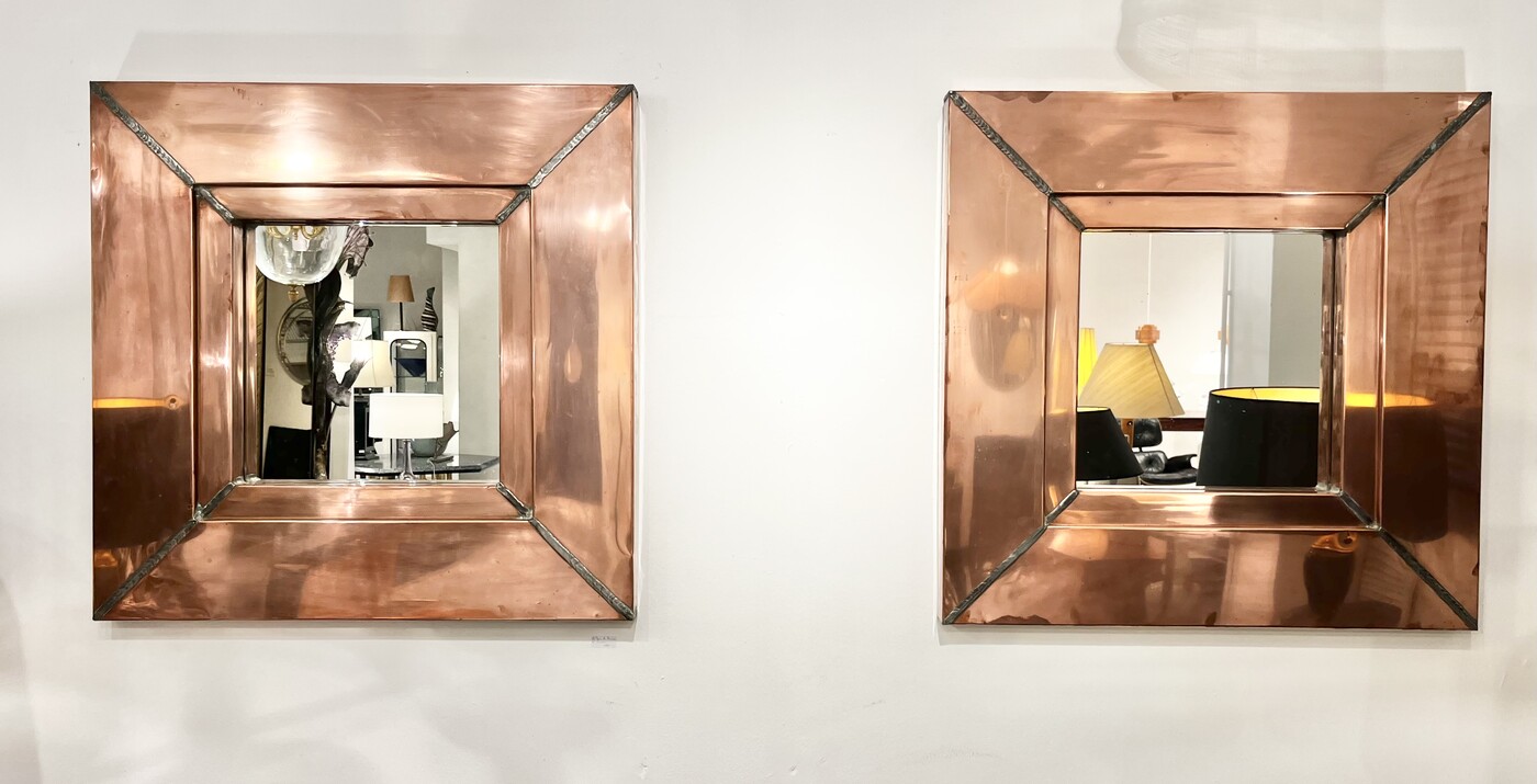 M 913 JFC pair of copper mirrors