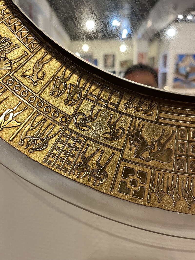 M 930 MH round mirror with zodiac signs 