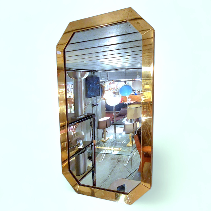 M 933 JC Gilt brass mirror 1980s