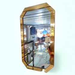M 933 JC Gilt brass mirror 1980s