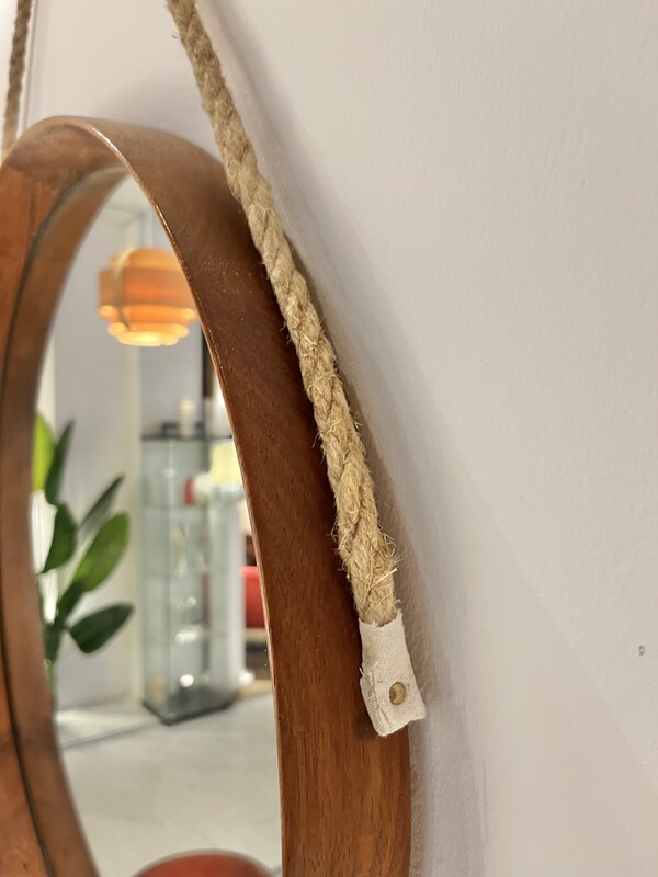 M 942 AV set of 3 teak mirrors by Oslen Kristiansson