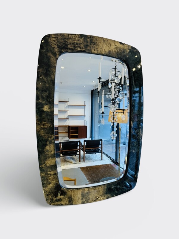 M 944 AG Wall Beveled Mirror by Aldo Tura 1960