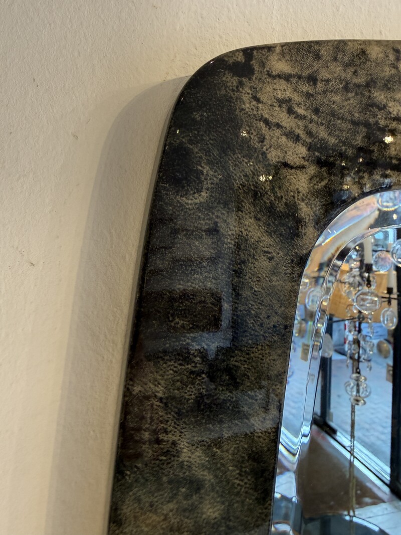 M 944 AG Wall Beveled Mirror by Aldo Tura 1960