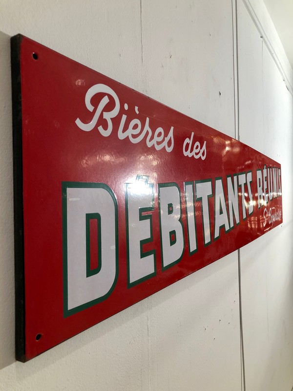 M185 artys plaque émaillee