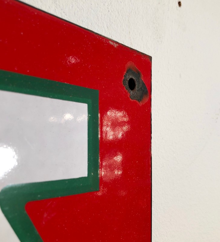 M185 artys plaque émaillee