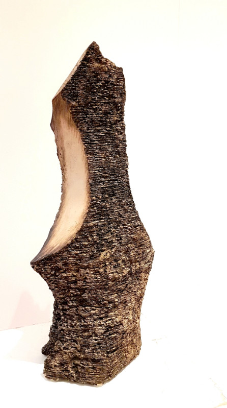 MC 007 JC Huge Brutalist ceramic sculpture Ca 1980