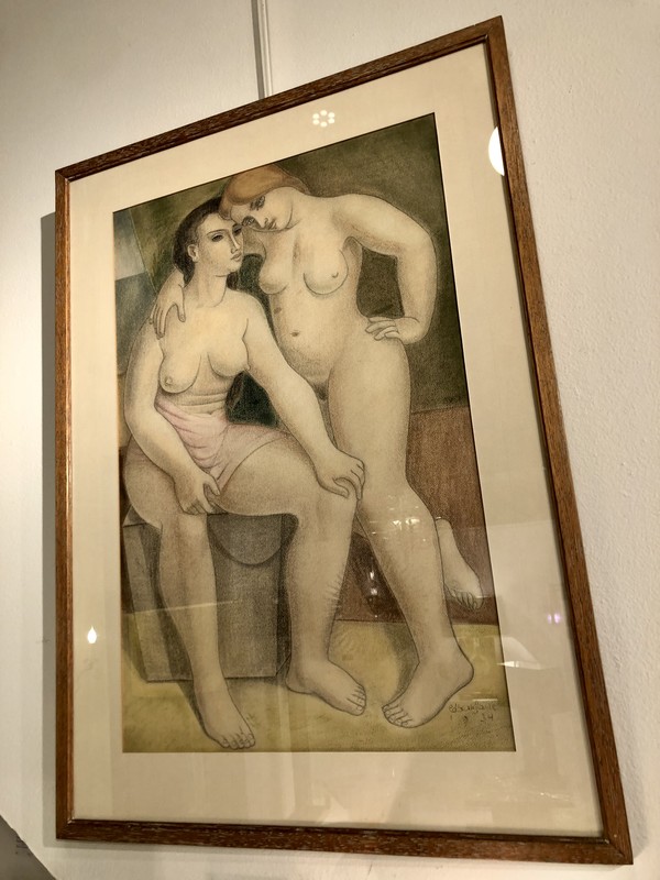 P 101 AS Color drawing by Ed. Scauflaire 1934