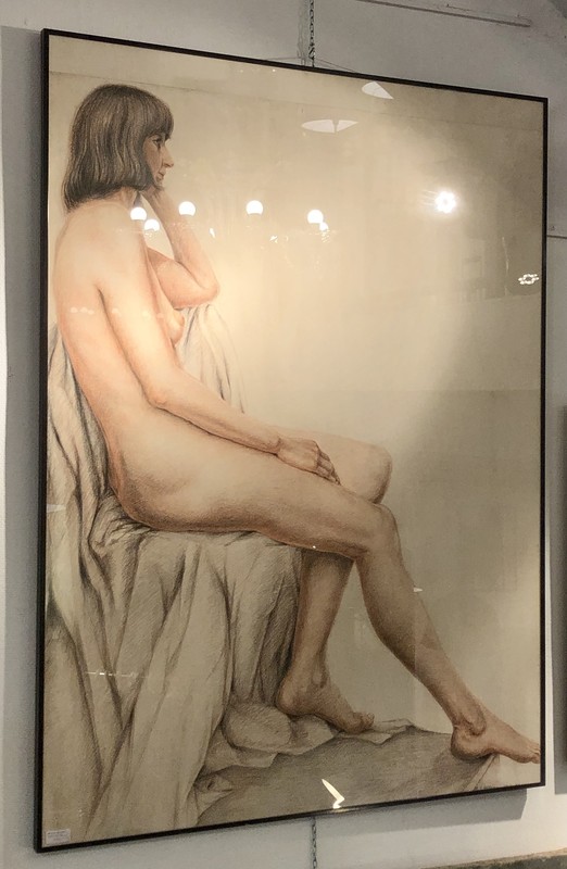 P 106 Drawing on paper, signed