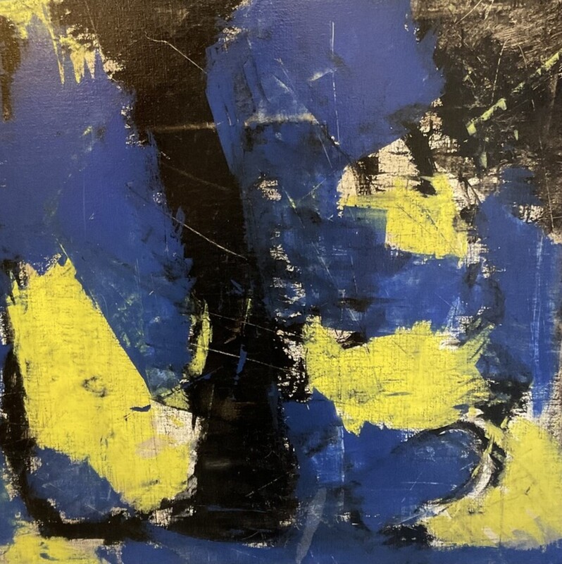 P 217 AS Claude Mediavilla(1947- ), Abstract, oil on canvas , dated 1975