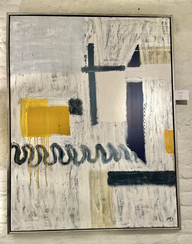 P 217 JB M DANIELSEN Danish Painter Oil Painting Komposition