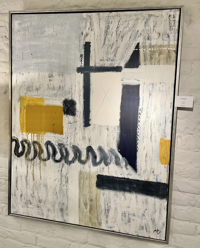 P 217 JB M DANIELSEN Danish Painter Oil Painting Komposition