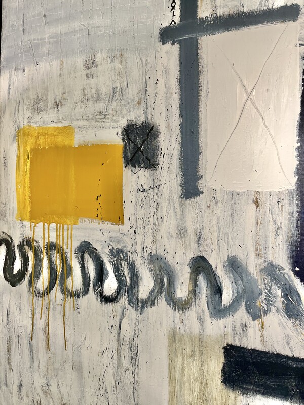 P 217 JB M DANIELSEN Danish Painter Oil Painting Komposition