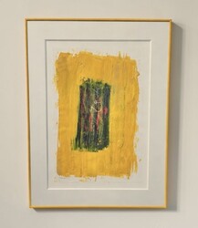 P 223 TH abstract painting signed and dated, 1989