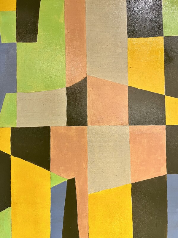 P 265 RP Cubist painting, 1970