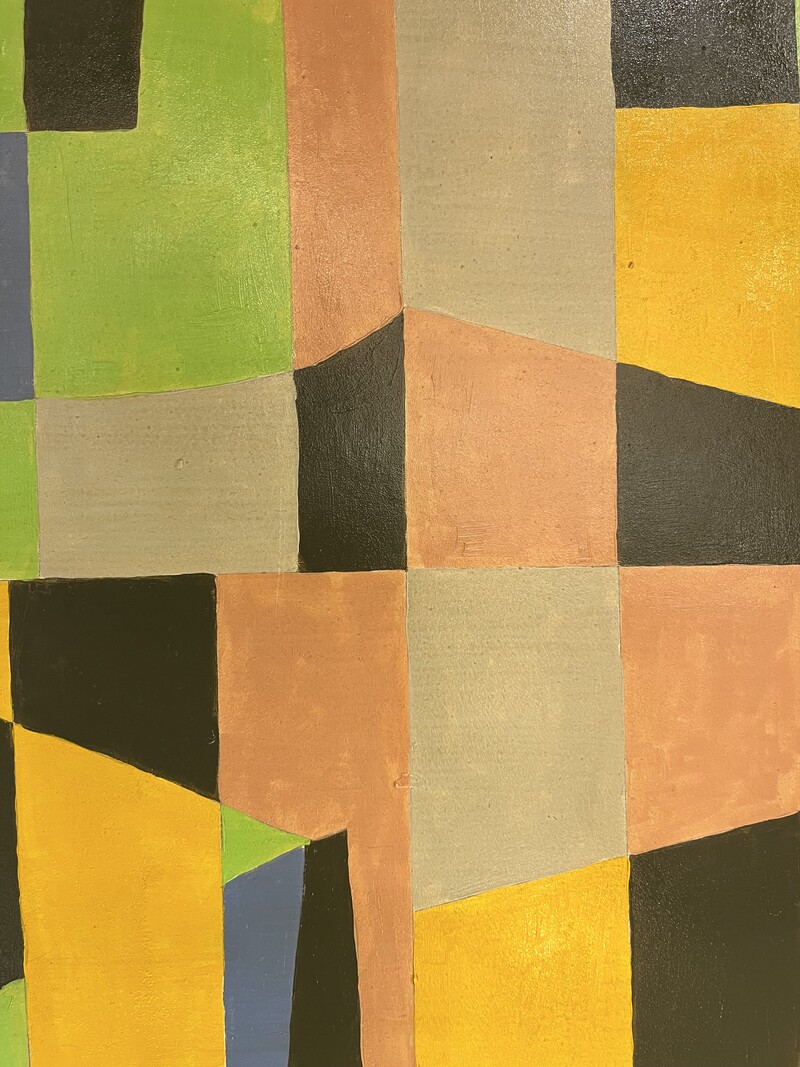 P 265 RP Cubist painting, 1970