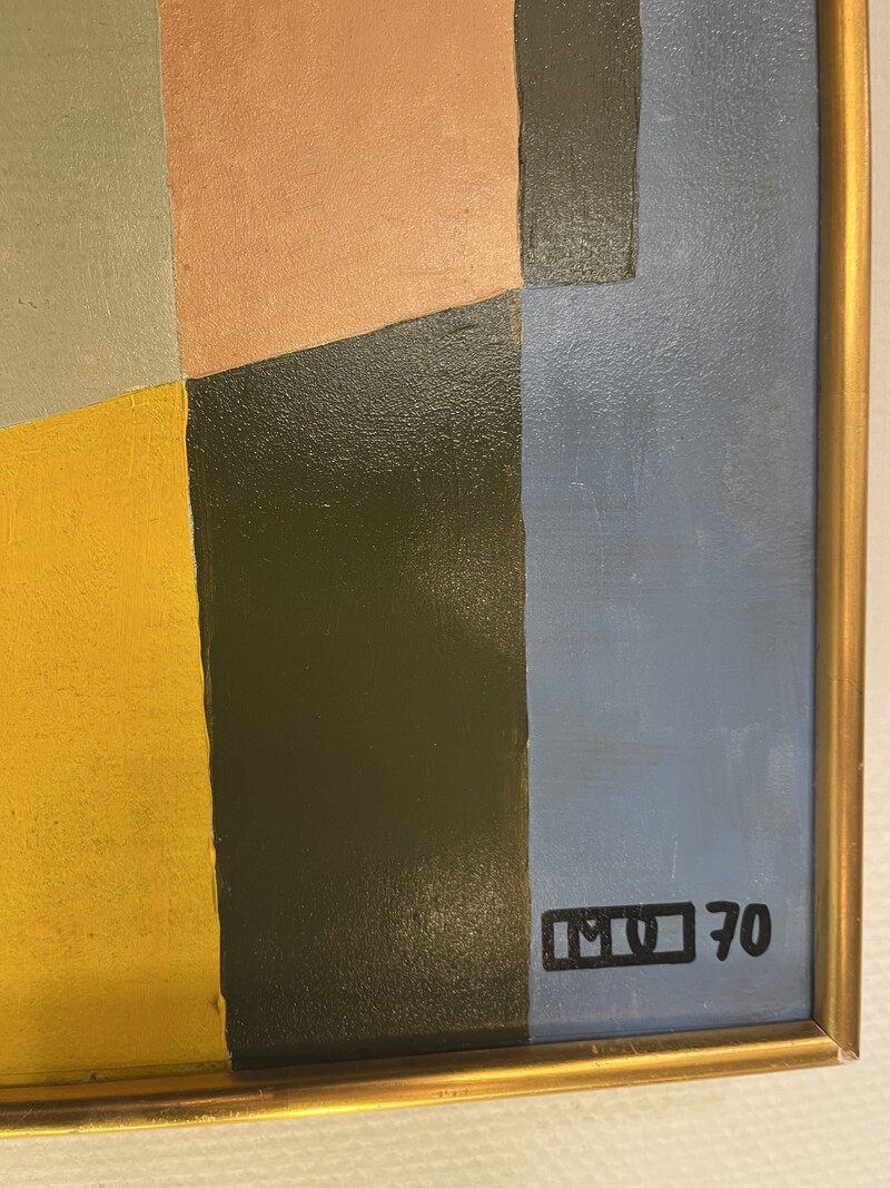 P 265 RP Cubist painting, 1970
