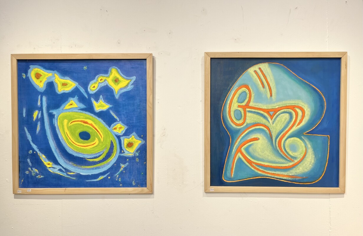 P 266 APO set of paintings by Roger Lievens