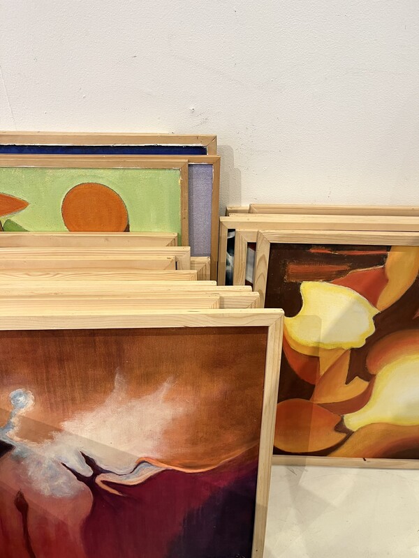 P 266 APO set of paintings by Roger Lievens