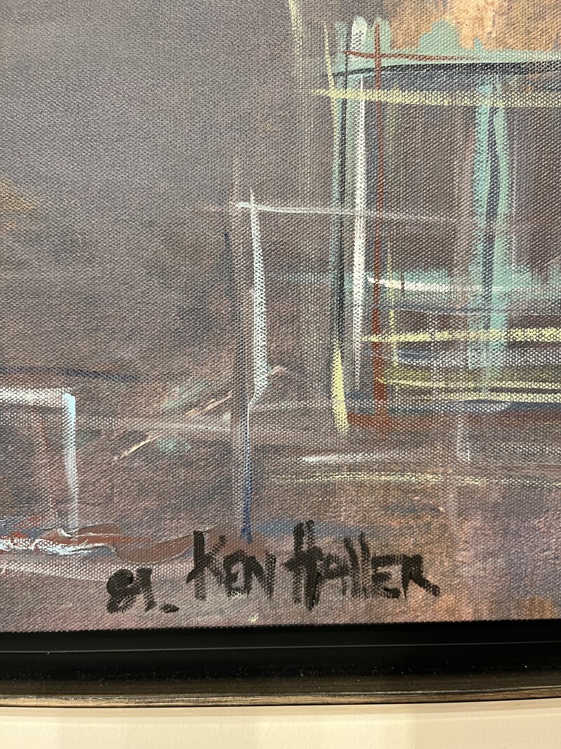 P 271 AS Lyric abstraction by Ken Haller, 1981