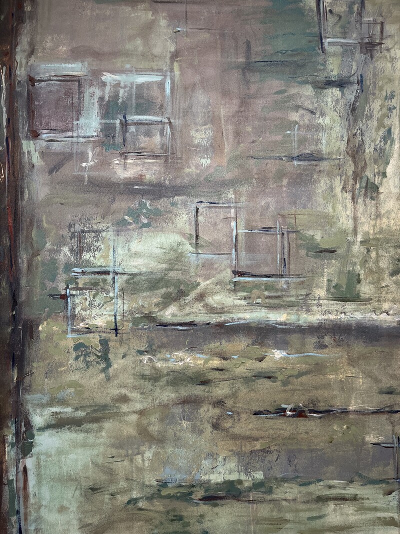 P 271 AS Lyric abstraction by Ken Haller, 1981