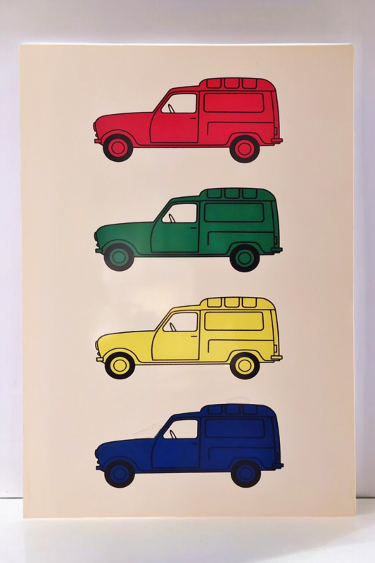 P 319 JC silkscreen on fibreglass 