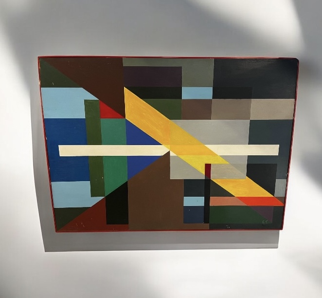 P 337 TH abstract composition, Belgium circa 1970
