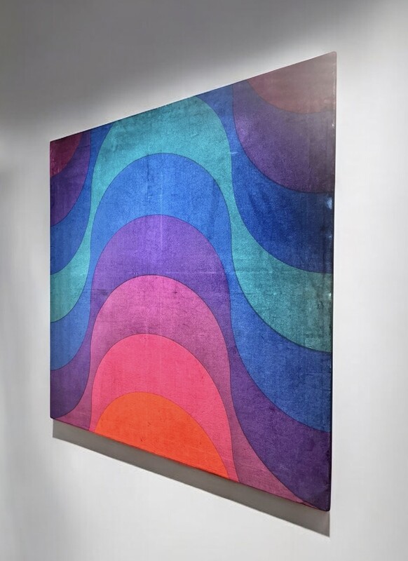 P 343 PL « Spectrum » fabric work by Verner Panton 