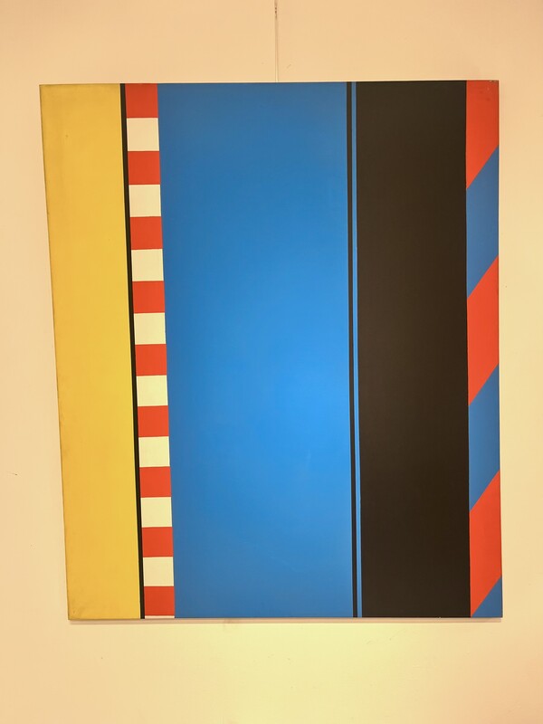 P 349 OB abstract painting signed P. Boogaert 