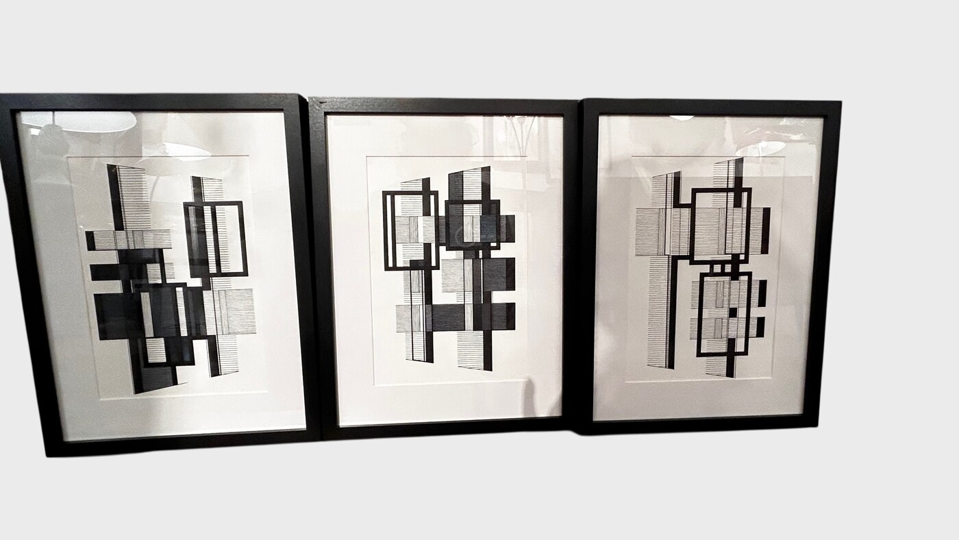 P 354 AS Eugène Eechaut(1928-2019), ink on papier, signed and dated
