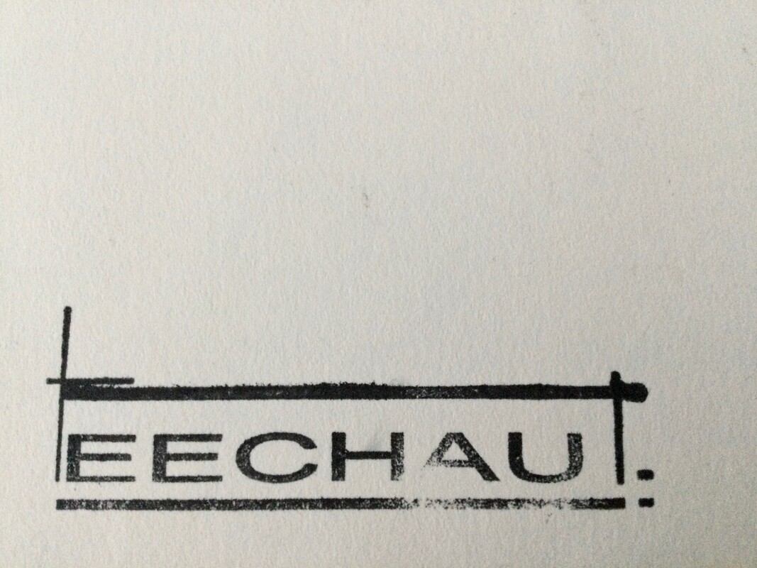 P 354 AS Eugène Eechaut(1928-2019), ink on papier, signed and dated