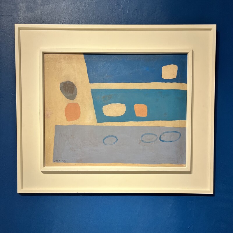 P 359 OB abstract composition with monogram M.B 53