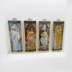 P 361 AG 4 ceramic print from A. Mucha circa’s 1970