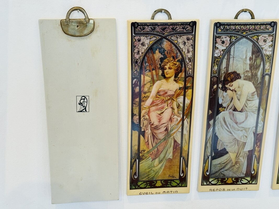 P 361 AG 4 ceramic print from A. Mucha circa’s 1970