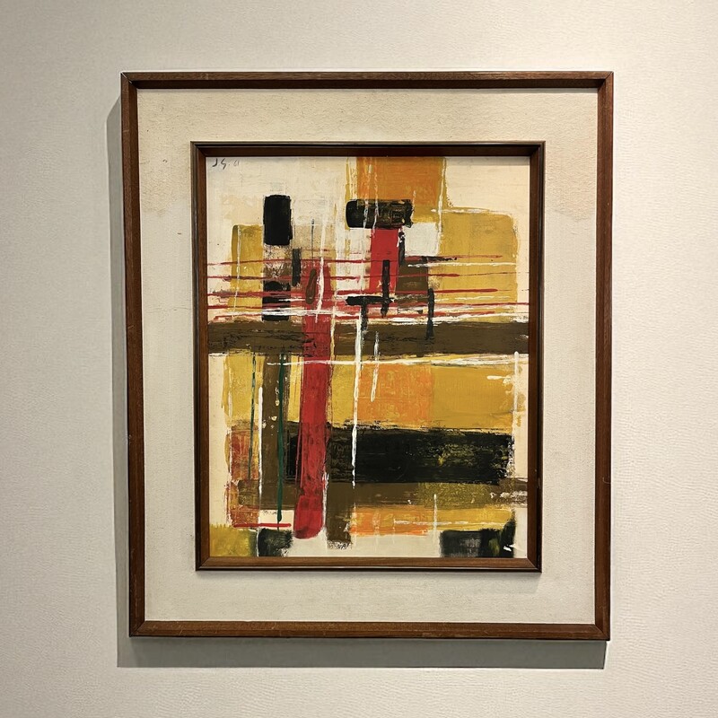P 362 TH abstract composition by JOSKA SOOS, 1961