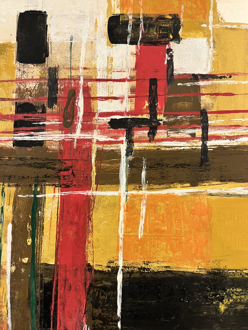 P 362 TH abstract composition by JOSKA SOOS, 1961