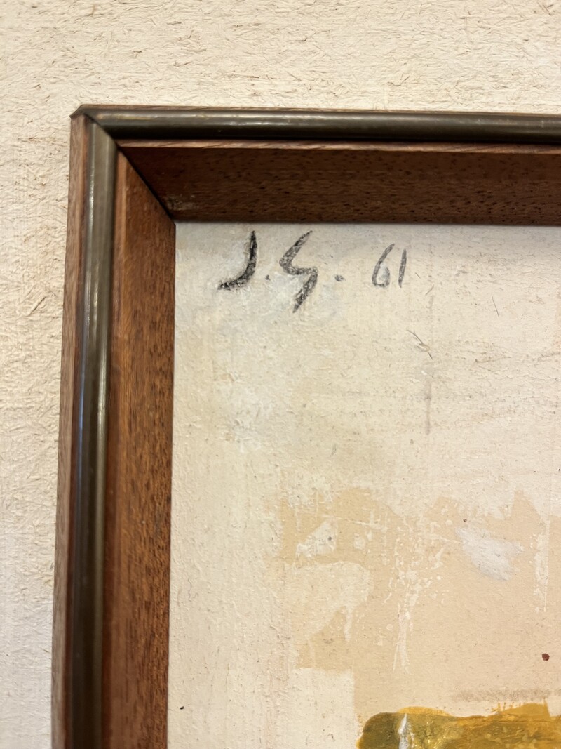 P 362 TH abstract composition by JOSKA SOOS, 1961