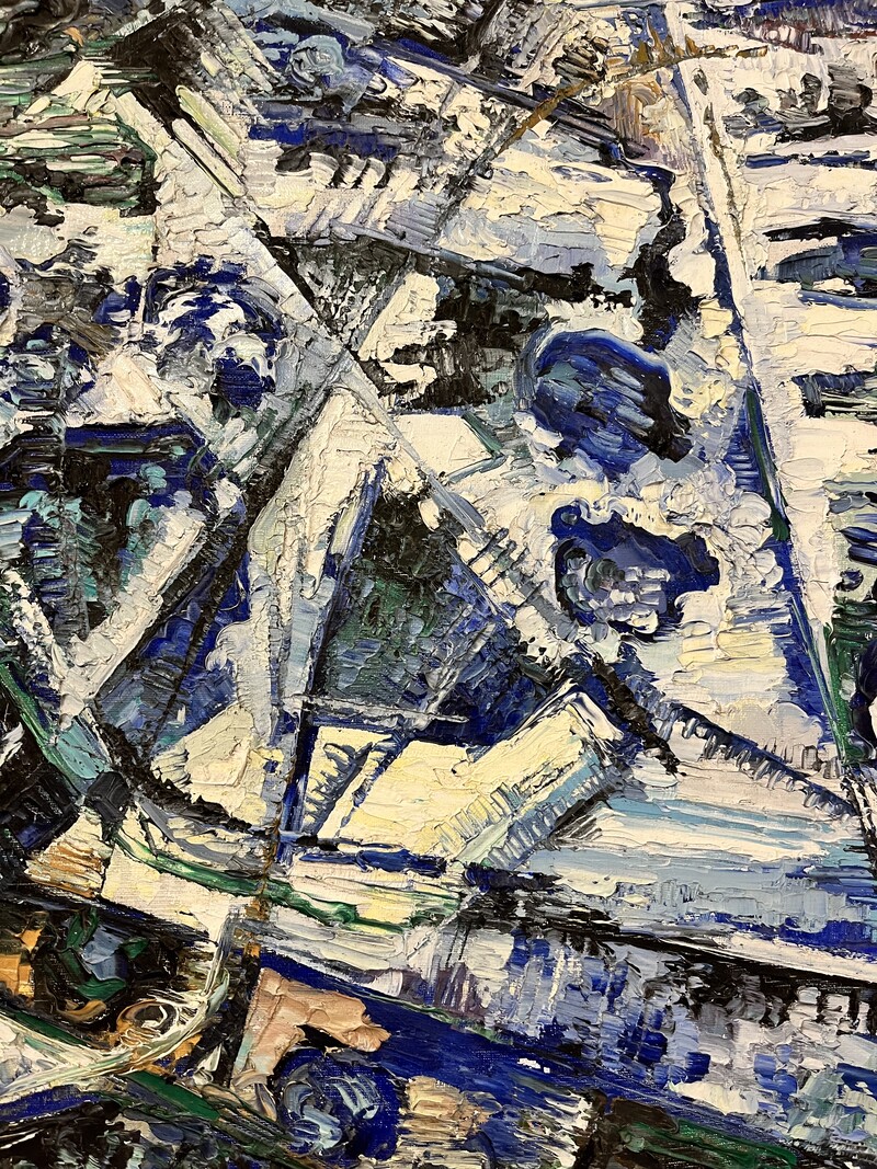 P 363 AS  Expressionist painting, 1950’s