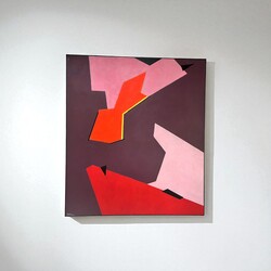P 365 AS abstract painting by Alain Vael