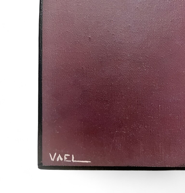 P 365 AS abstract painting by Alain Vael