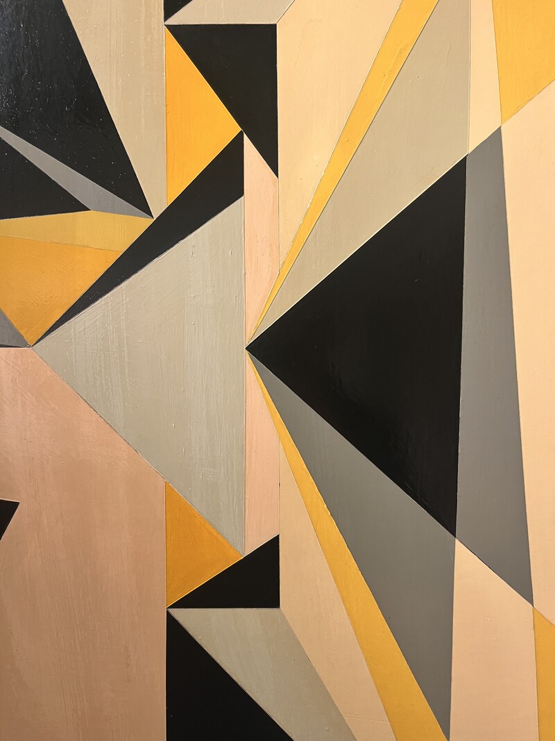 P 366 CK abstract composition, unknow artist, 1970’/