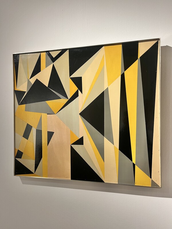 P 366 CK abstract composition, unknow artist, 1970’/