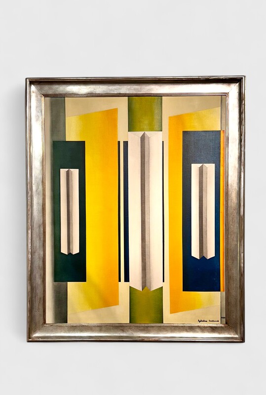 P 371 AS Oil on canvas Sylvere Declerck (1934-2018), signed and dated 1972