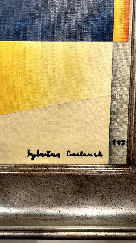 P 371 AS Oil on canvas Sylvere Declerck (1934-2018), signed and dated 1972