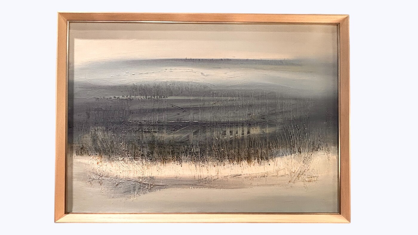 P 372 AS Roger Dudant (1929-2008), Oil on canvas « Littoral » , signed and dated 1961