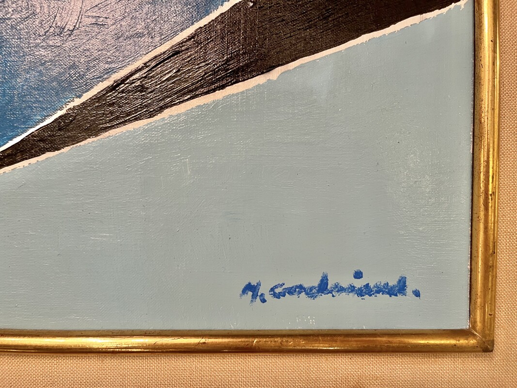 P 384 RP abstract painting, 1970’s