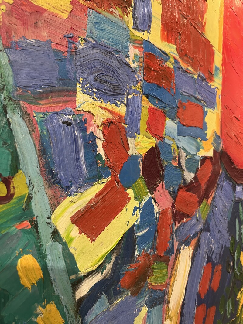 P 386 FL signed large painting, 1960’s