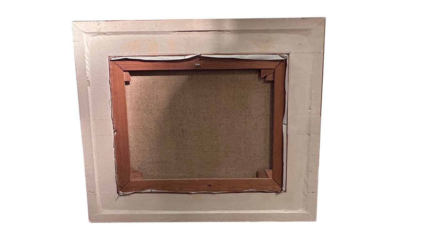 P 395 AS Gomer Chavepeyer (1922-1973) « bateau à quai » circa 1950oil on canvas