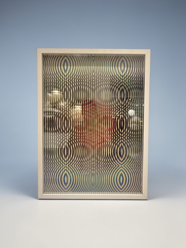 P 397 AV Cinetic art work by Alberto Biasi « Dinamico », 1990