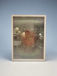 P 397 AV Cinetic art work by Alberto Biasi « Dinamico », 1990