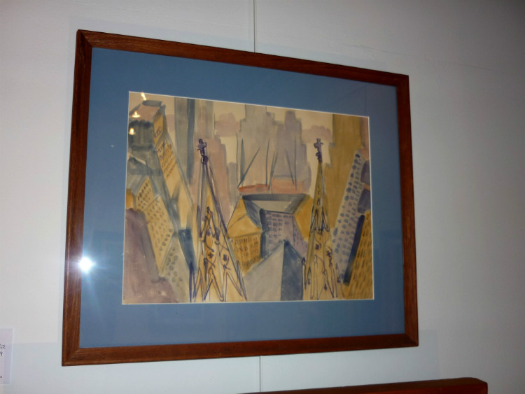 P 684 Aq New york signé